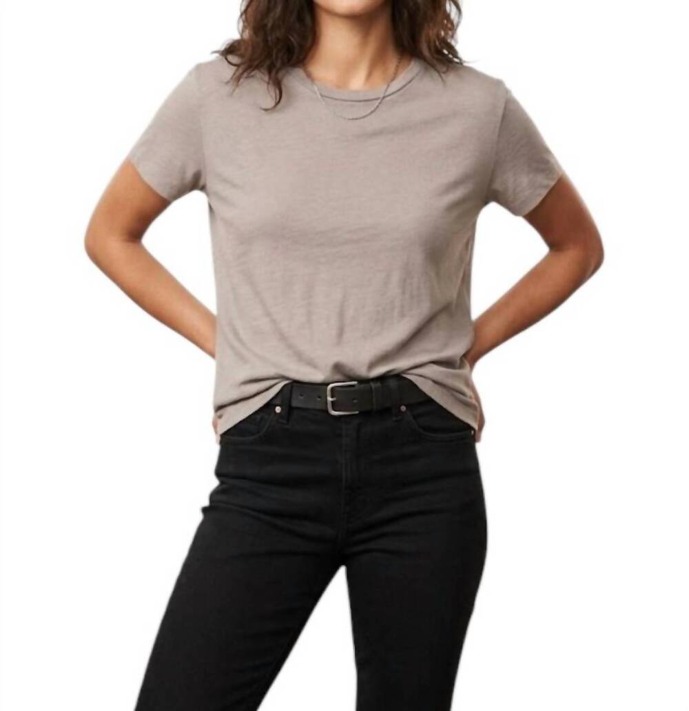 NEW JOHN ELLIOTT jersey relaxed tee in shell